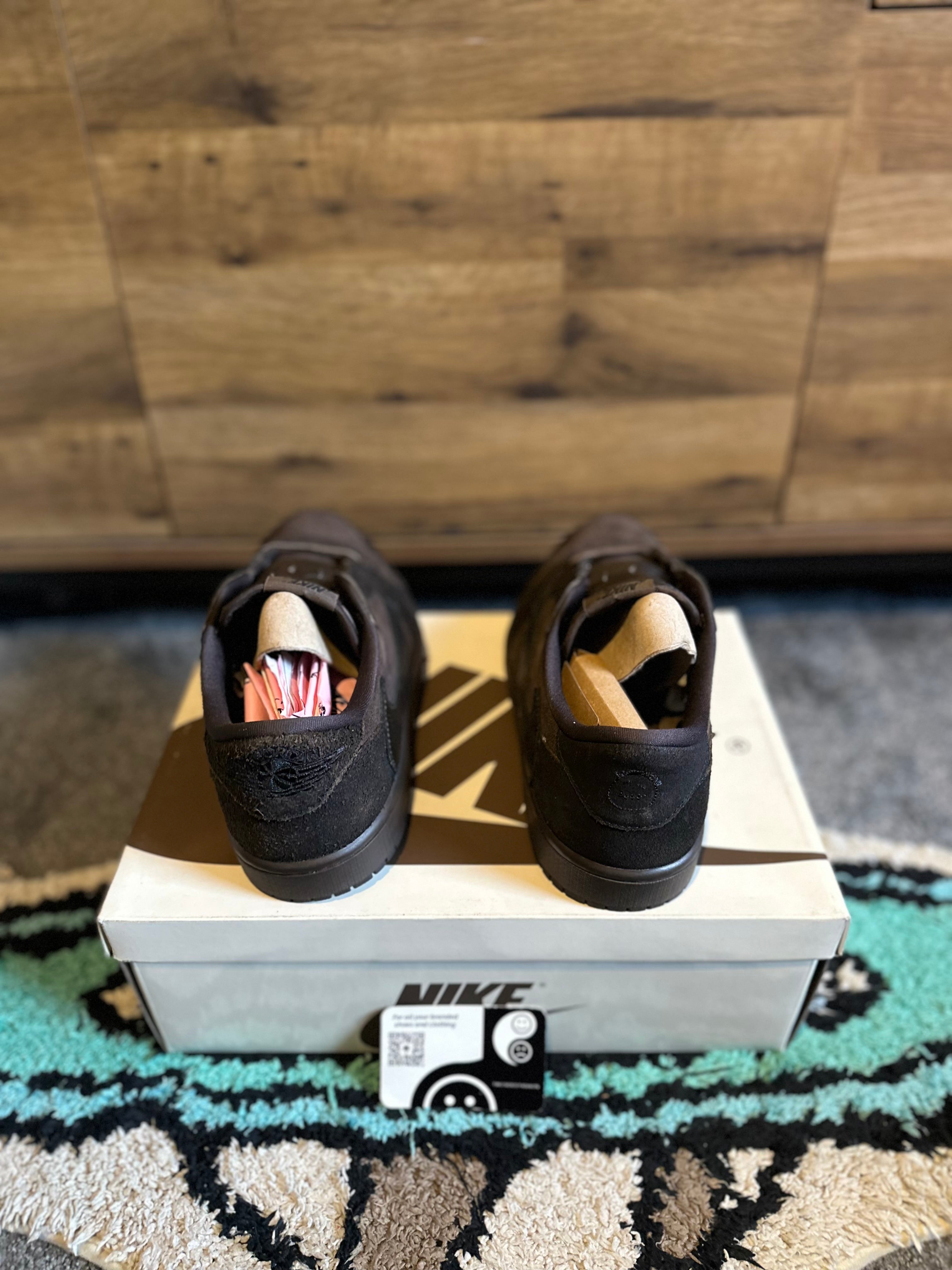 Nike Air Jordan 1 Travis Scott “Velvet Brown” U.K. 10