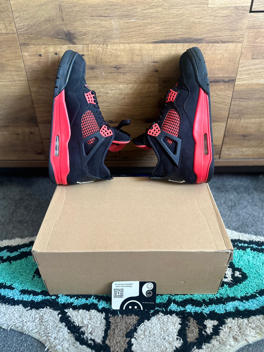 Nike Air Jordan 4 “Red Thunder ” U.K. 8.5