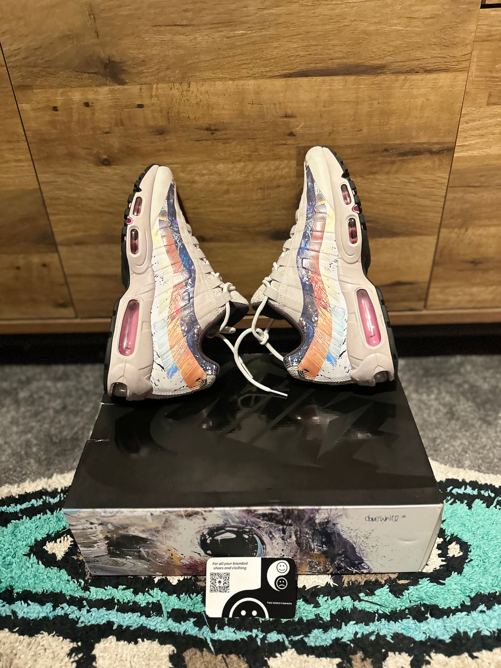 Nike air max 95s premium“Dave’s white rabbet” U.K. 6