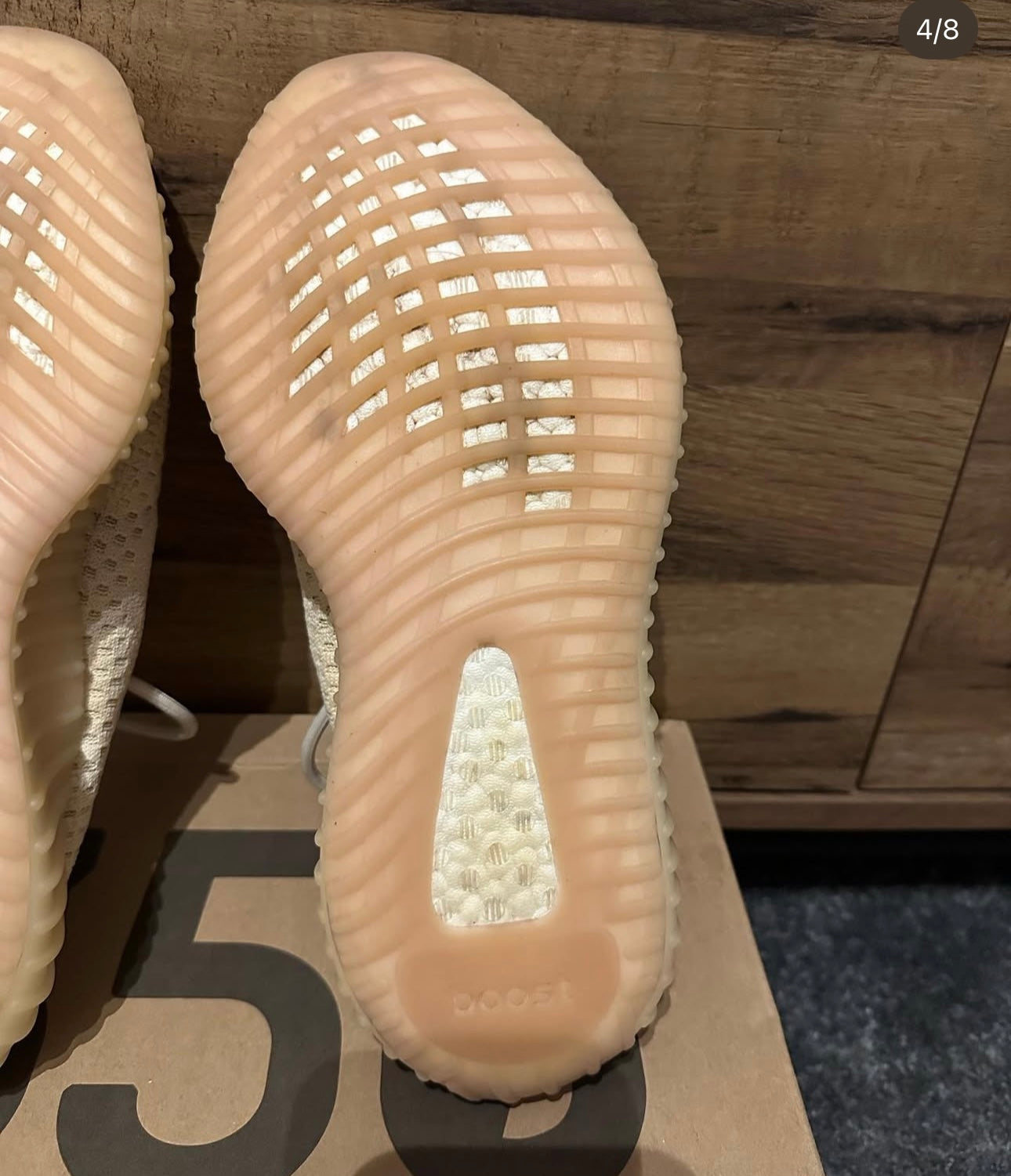 Yeezy 350 V2 “linen” U.K. 8.5